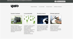 Desktop Screenshot of ipso.it